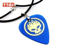 日本 Ibanez The OffSpring 限量签名 925纯银拨片项链（蓝色）