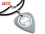 日本 Ibanez The OffSpring 限量签名 925纯银拨片项链（灰色）