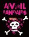 A19006-avrilbandaidslogo skull black