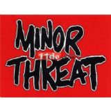 M24001 Minor Threat - Black Logo On Red
