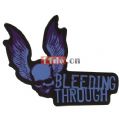 B1002 (Bleeding Through) Winged Skull