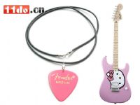 Fender Hello Kitty款 925纯银可拆卸拨片项链 FS001