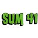 SUM41 绿色LOGO 纹身贴纸 TT015