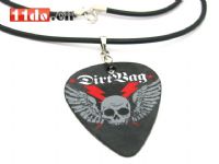 Dunlop Dirt Bag Tortex 天使之翼 925纯银拨片项链 DN003