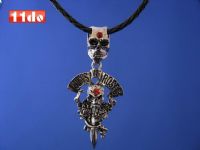 Guns N' Roses 枪花 GNR 金属项链（镶钻）