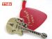 Fender 可卸式金属吉他拨片手机链（大红色）