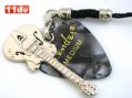 Fender 可卸式金属吉他拨片手机链（黑色）
