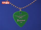 Ibanez 草 拨片项链（绿色）