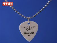 Ibanez 草 拨片项链（白色）