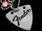 GsusMusic 钛钢金属拨片项链  Fender（高光）