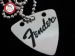 GsusMusic 钛钢金属拨片项链  Fender（高光）