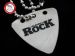 GsusMusic 钛钢金属拨片项链 CLASSIC ROCK（亚光） 