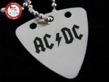 GsusMusic 钛钢金属拨片项链 ACDC（亚光）