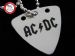 GsusMusic 钛钢金属拨片项链 ACDC（亚光）