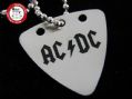 GsusMusic 钛钢金属拨片项链 ACDC（亚光）