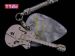 Fender 可卸式金属吉他拨片手机链（白纹色）