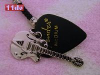 Fender 可卸式金属吉他拨片手机链（纯黑色）