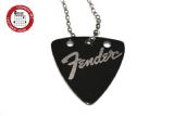 GsusMusic 钛钢金属拨片项链 Fender 芬达 LOGO（黑色）