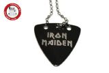 GsusMusic 钛钢金属拨片项链 IRON MAIDEN 铁娘子（黑色）