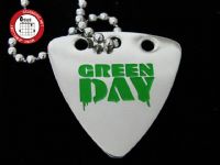 GsusMusic 钛钢金属拨片项链 Green Day 绿日 LOGO（银色）