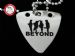 GsusMusic 钛钢金属拨片项链 Beyond 比安乐队 LOGO（银色）