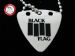 GsusMusic 钛钢金属拨片项链 Black Flag 黑旗乐队 LOGO（银色）