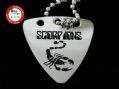 GsusMusic 钛钢金属拨片项链 Scorpions 蝎子乐队 LOGO（银色）