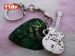 Fender 可卸式金属吉他拨片钥匙扣，钥匙圈（绿纹色） 