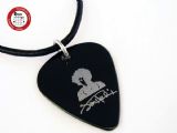 新款 GsusMusic 钛钢金属拨片项链 Jimi Hendrix（黑色） 