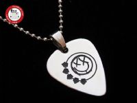 新款 GsusMusic 钛钢金属拨片项链 Blink-182（银色） 