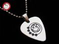 新款 GsusMusic 钛钢金属拨片项链 Blink-182（银色） 