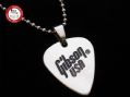 新款 GsusMusic 钛钢金属拨片项链 GIBSON USA（银色）