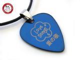 经典系列 GsusMusic 钛钢金属吉他拨片项链 Love songs 爱之歌（炫蓝）