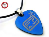 经典系列 GsusMusic 钛钢金属吉他拨片项链 FTIsland（炫蓝）