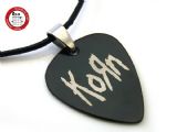 经典系列 GsusMusic 钛钢金属吉他拨片项链 Korn 科恩（酷黑）