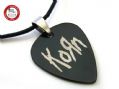 经典系列 GsusMusic 钛钢金属吉他拨片项链 Korn 科恩（酷黑）