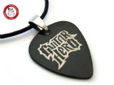 经典系列 GsusMusic 钛钢金属吉他拨片项链 游戏吉他英雄Guitar Hero（酷黑）