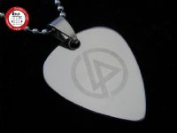 经典系列 GsusMusic 钛钢金属吉他拨片项链 Linkin Park林肯公园（银白）