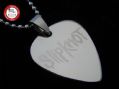经典系列 GsusMusic 钛钢金属吉他拨片项链 Slipknot活结（银白）