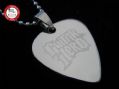 经典系列 GsusMusic 钛钢金属吉他拨片项链 游戏吉他英雄Guitar Hero（银白）
