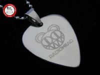 经典系列 GsusMusic 钛钢金属吉他拨片项链 RadioHead电台司令（银白）