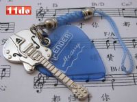 Fender 加州系列 可卸式金属吉他拨片手机链 挂件（椰树 透明蓝） 