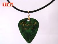 『Fender』高档拨片项链 绿纹色