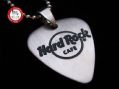 2012款 GsusMusic 钛钢金属吉他拨片项链 Hard Rock Cafe 硬摇滚咖啡（银色）