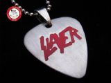 2012款 GsusMusic 钛钢金属吉他拨片项链 SLAYER 杀手乐队（银色）