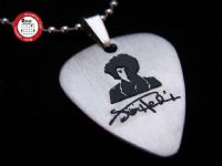 新款 GsusMusic 钛钢金属拨片项链 Jimi Hendrix（银色） 