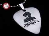 新款 GsusMusic 钛钢金属拨片项链 Jimi Hendrix（银色） 