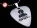 新款 GsusMusic 钛钢金属拨片项链 Jimi Hendrix（银色） 