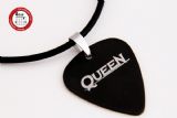 2012夏季款 GsusMusic 钛钢金属吉他拨片项链 皇后乐队 QUEEN（酷黑） 