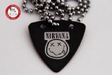 2012夏季款 GsusMusic 钛钢金属吉他拨片项链 NIRVANA 涅槃乐队（酷黑） 